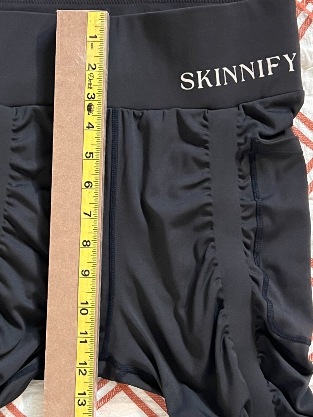 Skinnify Black 4-Band Resistance Leggings Toning Compression Large - Picture 12 of 12
